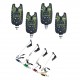 Kit 4 Senzori EastShark Crapro Camouflage TLI-22 cu 4 Swingeri Cilindrici pe 4 culori
