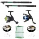 Set 2 lansete 2,7m eastshark, doua mulinete, doua gute, doua monturi si juvelnic