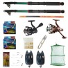 Pachet cu lansete Eastshark 3m, doua mulinete,guta, senzori si accesorii, cadou undita carbon 3,6m