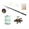 Set pescuit sportiv cu lanseta Wind Blade de 3,6 m, mulineta Cobra 5 rulmenti, juvelnic, 70 de ace