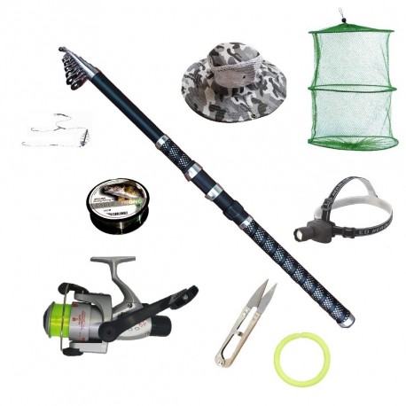 Set pescuit sportiv cu lanseta Ultra Carp 3,6m, mulineta Cobra