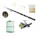 Set pescuit sportiv cu lanseta Wind Blade de 3,6 m, mulineta Cobra 4 rulmenti, juvelnic, 70 de ace