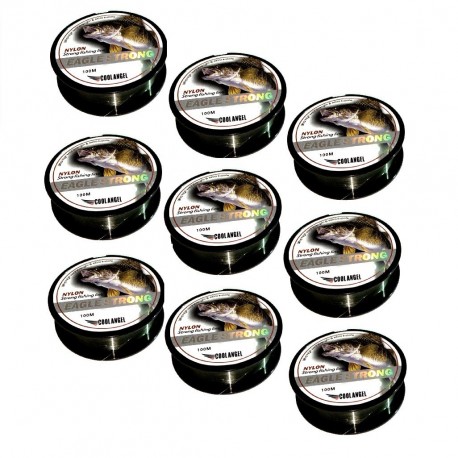 Set 9 gute Cool Angel Nylon Strong 100m, 0,30mm