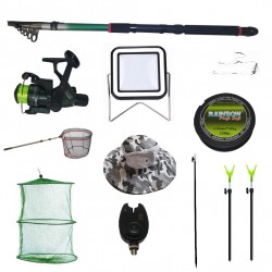 Set lanseta eastshark de 2.4m, mulineta CB340, fir, montura, proiector solar