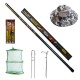 Set varga pescuit Cool Angel 6m, 6 segmente si accesorii