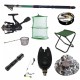Set lanseta pescuit telescopica 3.6m, mulineta CFC1000 pentru Pescuit