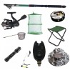 Set lanseta pescuit telescopica 3.6m, mulineta CFC1000 pentru Pescuit