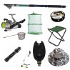 Set lanseta pescuit telescopica eastshark de 3.6m, mulineta pentru Pescuit Sportiv